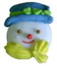 Edible Snowman Cupcake Toppers